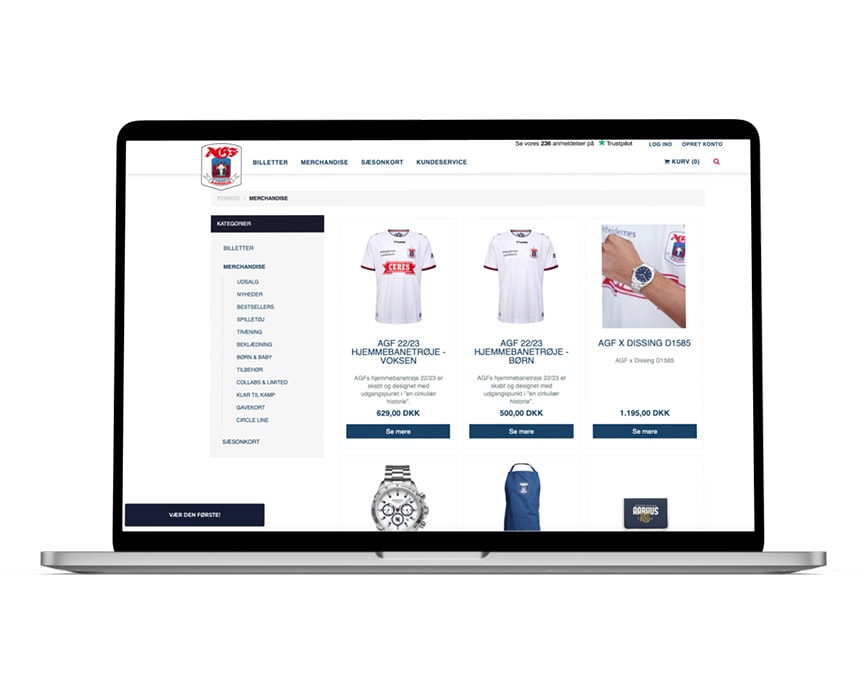 AGF webshop - Venue Manager