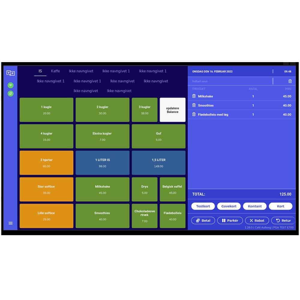 POS interface